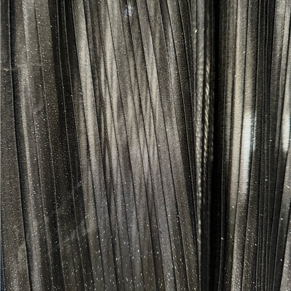 Black Sparkly Semi Sheer Dress - Picture 2 of 4